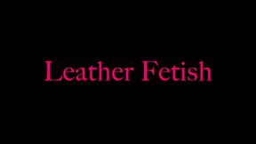 Leather Chastity Tease