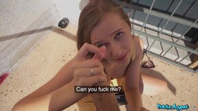 ”Tittyflashing on the Streets of Czechia - P-O-V Agent”