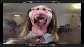VR 360 - From Inside A Schoolgirl's Shoe To Her Belly