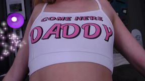 Dixie Lynn coos please cum here, stepdaddy!