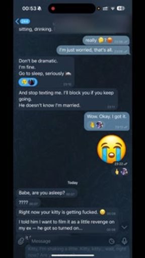 Part 2.1 — Texting and a real meeting with her lover without the cuckold