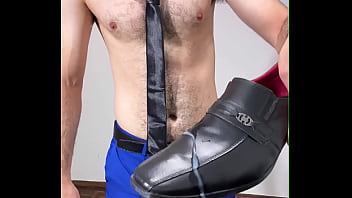 Cumming on my Dress Shoes After Work