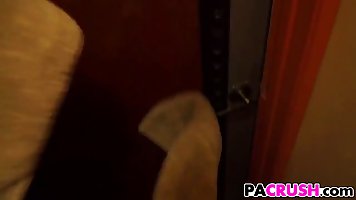 Zoey Laine is having wild sex with her step- father and moaning from pleasure while cumming
