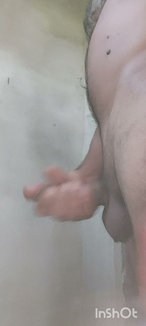 Home alone! Milking my cock by myself..