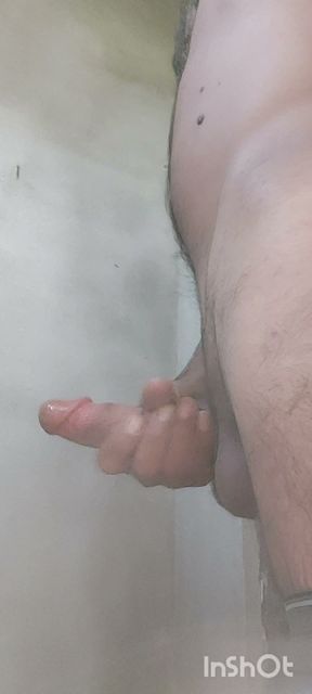 Home alone! Milking my cock by myself..