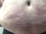 Very risky public nudity and cumblast