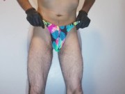 Guy wearing thong 3