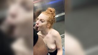I BLOWN HIS COCK INTO THE MALL ELEVATOR