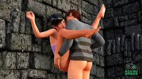 Teen Brunette Breaks Curse With StandingCowgirl Creampie in Lust Epidemic Episode 70