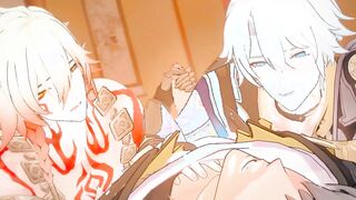 Caelus x Phainon + Mydei Three-way - Honkai Starlet Ride