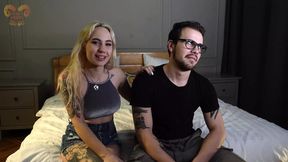 Two sultry babes sizzle in sweaty hardcore sexcapades with one lucky horny&#x1F975; dude