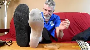 Pathetic Tiny Step-Son Worships Giant Stepdad's Rank Feet - Richard Lennox - Manpuppy's Giant Invasion