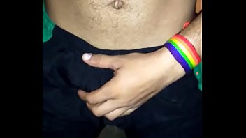 Horny twink jerking off