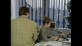 In the Office the Boss Catches Me