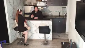 Latin MILF gives a sensual massage and ends up with a load in her mouth