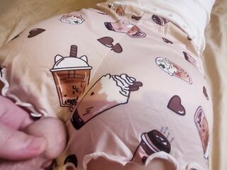 Stepsister is Helping Me Cum after Rubbing Dick against Her Big Round Butt