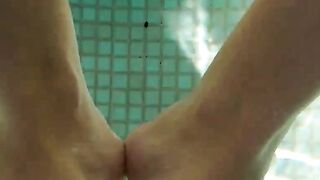 Poolside Sensual Massage with Happy Ending For Hot Blonde Bombshell Oliva Sparks