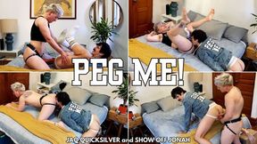 Gooner jock slut dominated and pegged by FtM - Jaq Quicksilver and Jonah Wheeler rim, jerk off, and strapon fuck with deep anal - 720p mp4