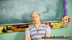 Male college male piss gay porn Steffen Van is loving his fresh