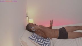 Deep throat to this black dick