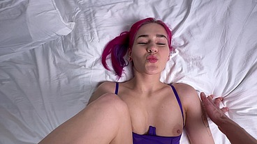 She lifted my spirits with a transparent bra and a blowjob to cum inside twice