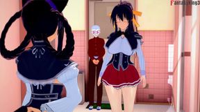 I Almost Fucked Teacher Rossweisse but Ended up Residing a BJ From Kuroka - Dxd Ntr Madness