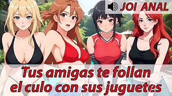 JOI ANAL ASMR. Prepara tus mejores juguetes anales. &iexcl_Varias voces espa&ntilde_olas!