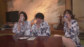 Single Mom's Steamy Hot Spring Escape with Co-Worker Turns Wild – Yuuri Tsukikawa & Rina