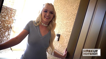 Beautiful Blonde Lilly Bell Hooks Up With Bryan Gozzling!