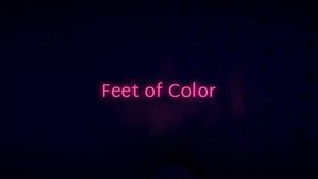 Unique's post workout foot domination