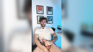 Steamy Brit stud Jerk Off Instructions sloppy converse