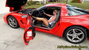 Ms Paris Gets Off Revving the Motors