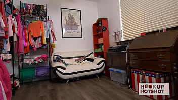 90-Pound Sluts Lana Small &amp_ Scarlet Skies Are Horny For Sloppy Sex!