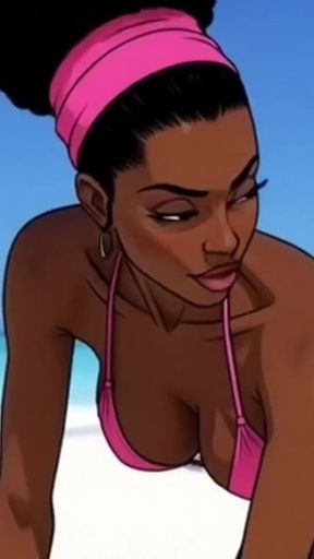 White Guy Fucked a Married Black Slut on a Wild Beach. Sexual Aftermath.