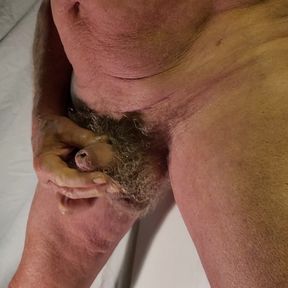 Masturbation helped from behind