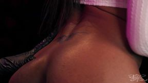 James Destroys Leilani Lis Trans Ass Raw Doggy Gushing Cum Flood