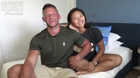 Muscular Dad Seduces Curvy Asian Teen for Unforgettable Virgin Sex Adventure