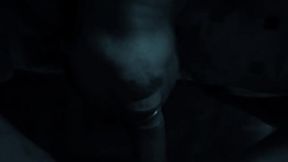 Deepthroat and sensitive bareback anal fuck