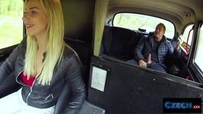 Czech Beauty Nathaly Cherie: Stunning Blonde Taxi Driver Delivers Intense Pleasure!