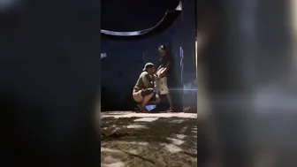 BrunoM outdoor bareback compilation with big cock public fucking