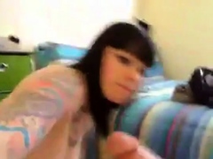 Amateur Goth Girl With Super Wet Pussy