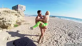 Blondie Fesser - Busty Latina Gets Fucked On The Beach