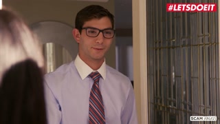ScamAngels - Gina Valentina And Her BFFs Fuck Rich Guy For Cash - LETSDOEIT