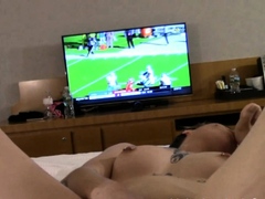 Short-haired brunette milf trained in bondage and submission