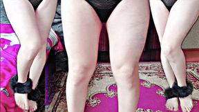 BOY Legs shaved fresh attractive ladyboy legs