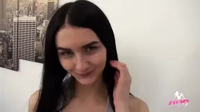 Blonde babe gets creampied after fucking hard