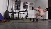 Carmona treinando pelado