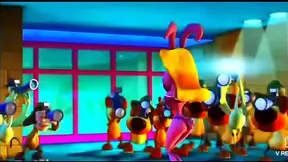 Furry Ms Rabbit Strips Tease in Yiffish 3D Anime Clip