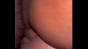 Dark-skinned, big-boned mature woman in missionary position