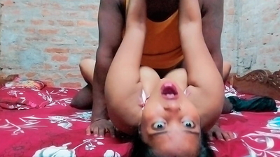 The husband fucked his wife's hot pussy all night